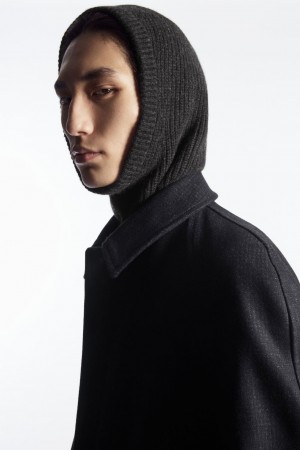 Men's COS Cashmere Balaclava Hats Grey NZ-18LAYPVHT