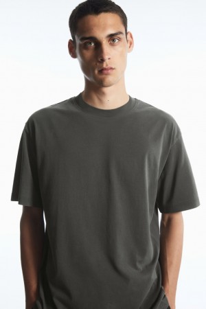 Men's COS The Super Slouch T-Shirt Grey NZ-10SXTNVZH