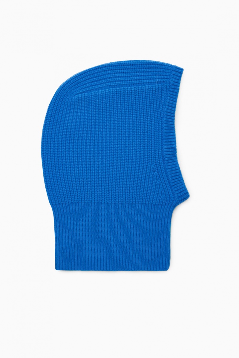 Men's COS Cashmere Balaclava Hats Blue NZ-56WEMPFIA
