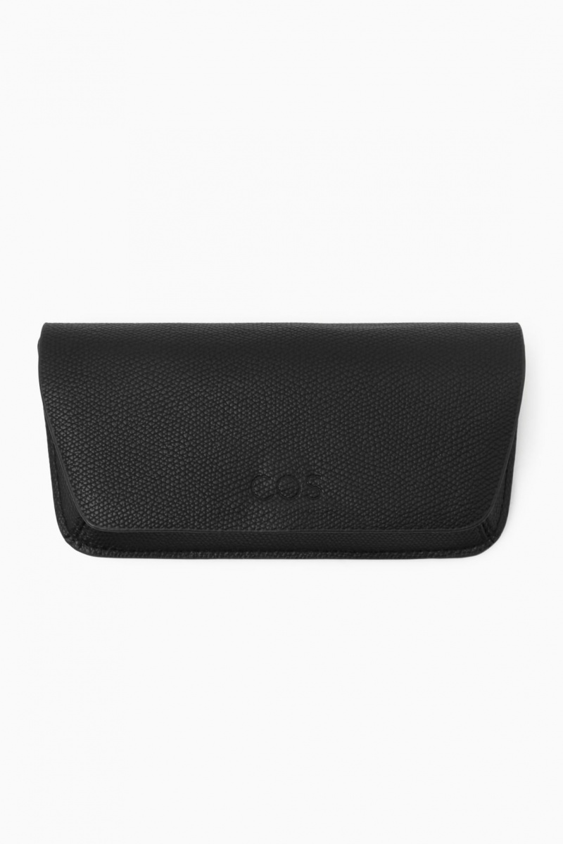Men's COS D-Frame Sunglasses Black NZ-60FASYZDH