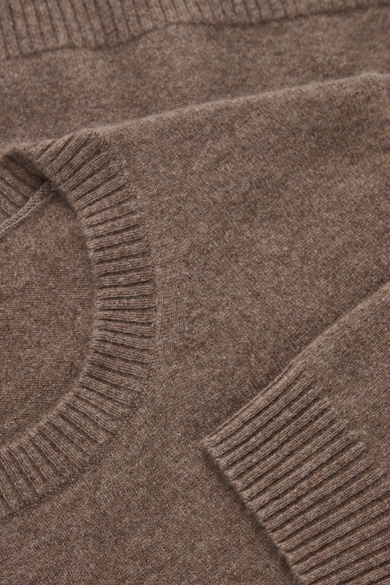 Men's COS Pure Cashmere Sweaters Brown NZ-28EWOUBZG