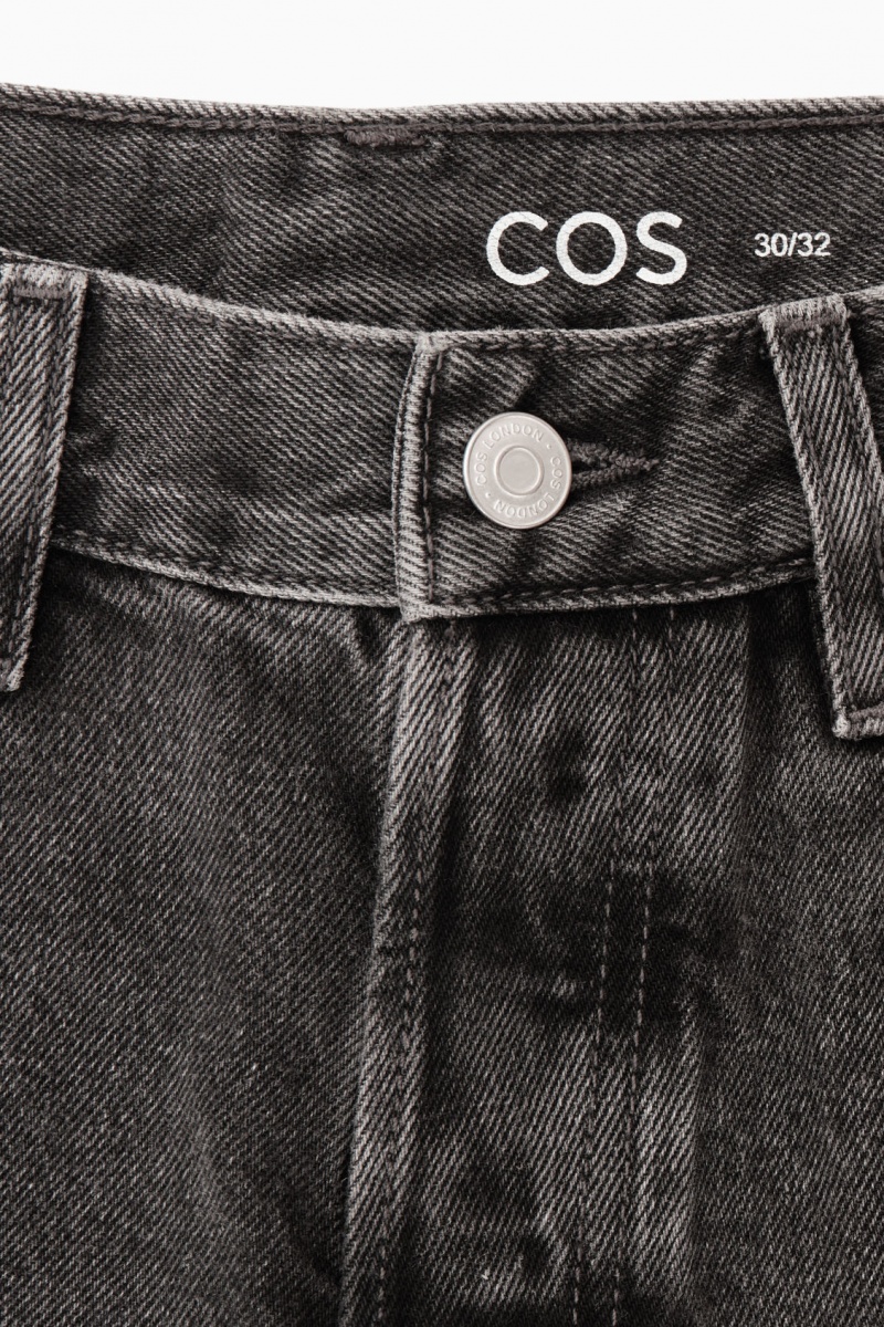 Men's COS Regular-Fit Tapered-Leg Jeans Grey NZ-95GHKIBPM