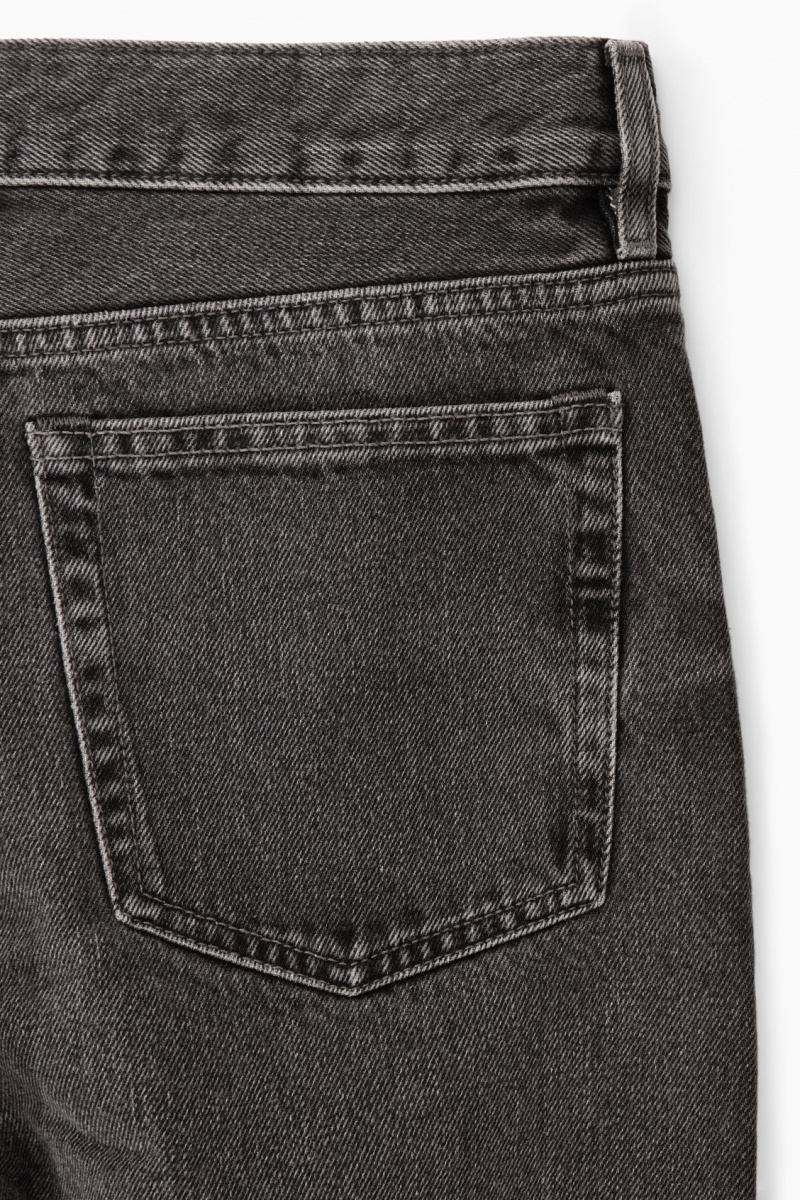 Men's COS Regular-Fit Tapered-Leg Jeans Grey NZ-95GHKIBPM