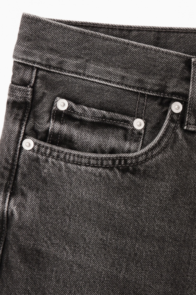 Men's COS Regular-Fit Tapered-Leg Jeans Grey NZ-95GHKIBPM