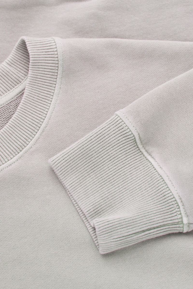 Men's COS Relaxed-Fit Sweatshirt Light Grey NZ-69TPDCNLK