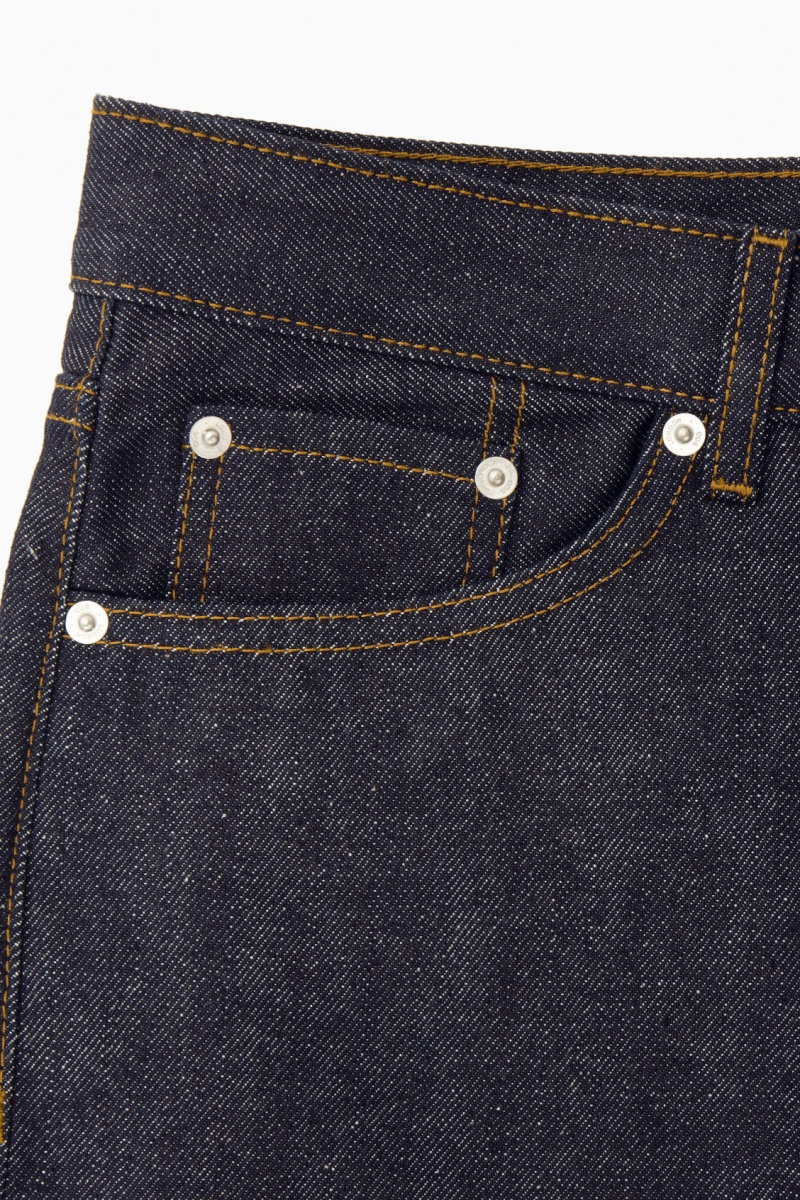 Men's COS Rider Wide Jeans Indigo NZ-95GMSTHAC