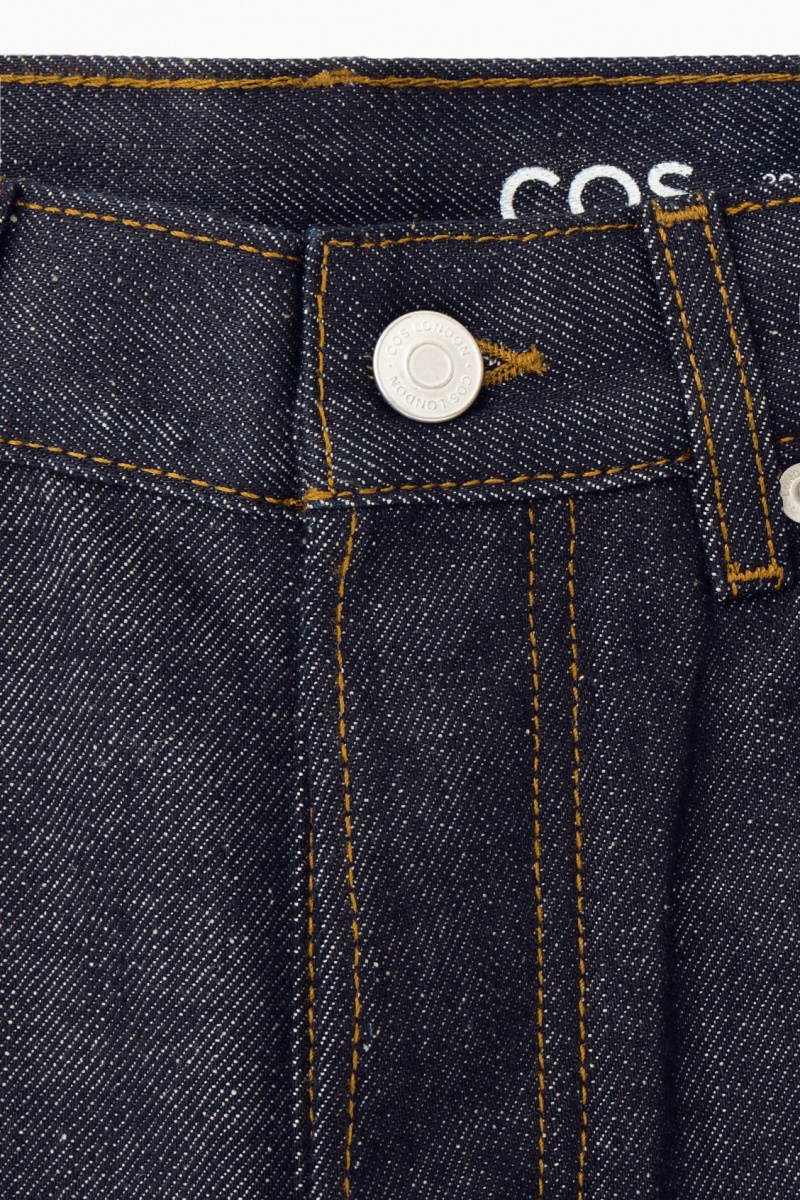 Men's COS Rider Wide Jeans Indigo NZ-95GMSTHAC