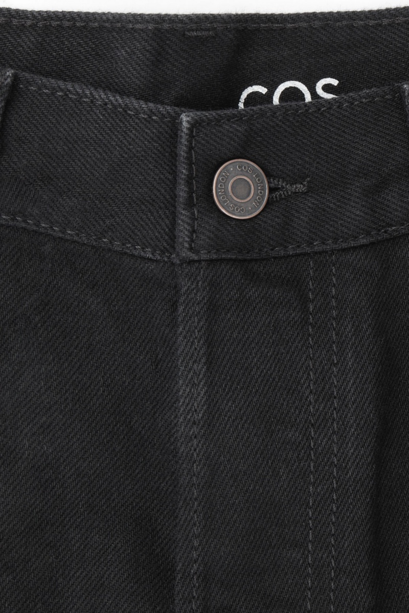Men's COS Signature Straight Jeans Black NZ-84DOXHPBF