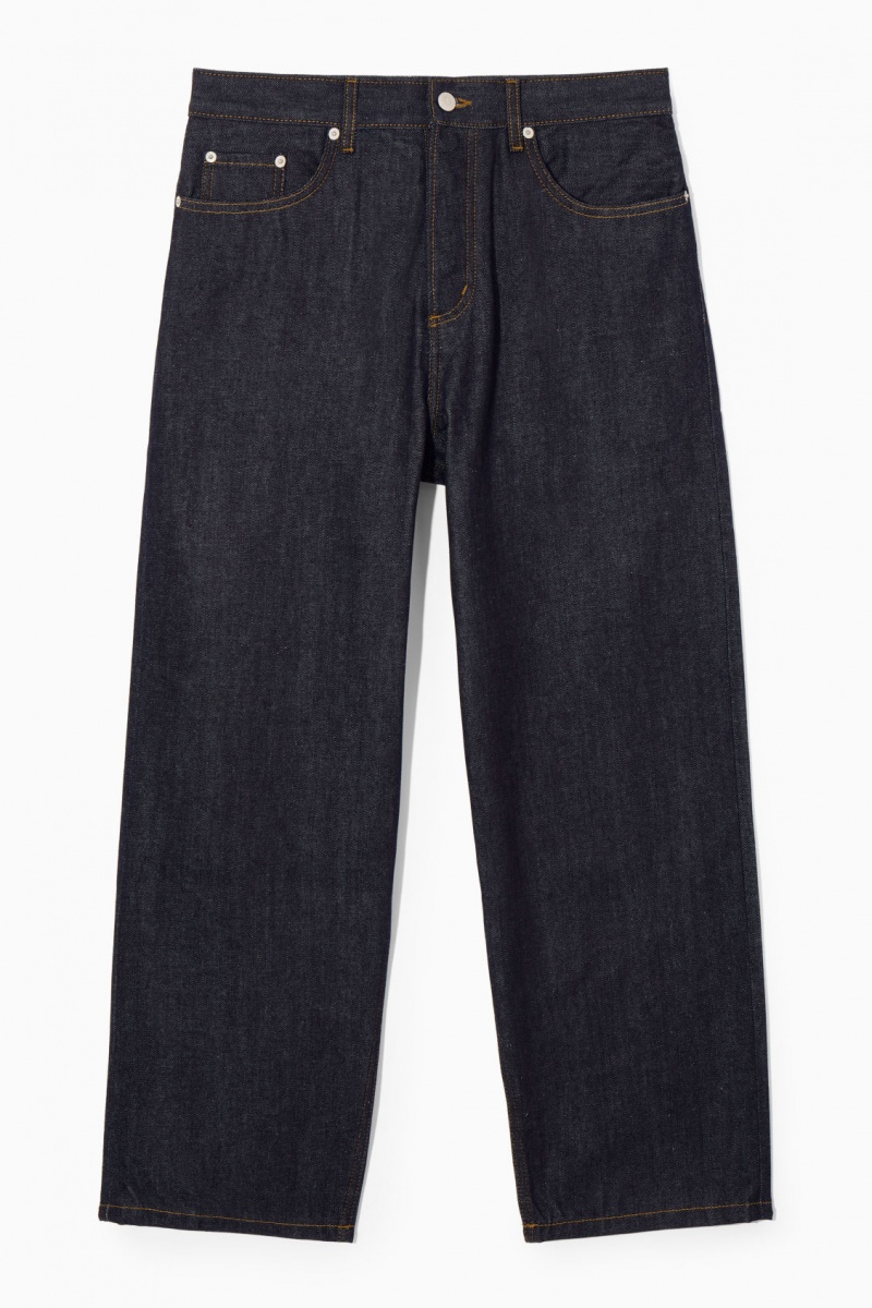 Men's COS Signature Straight Jeans Blue NZ-05XNEIBRQ