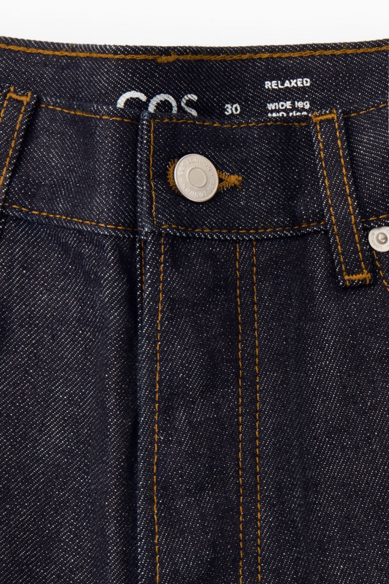 Men's COS Signature Straight Jeans Blue NZ-05XNEIBRQ