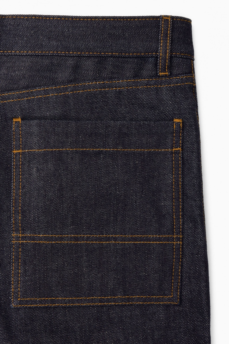 Men's COS Signature Straight Jeans Blue NZ-05XNEIBRQ