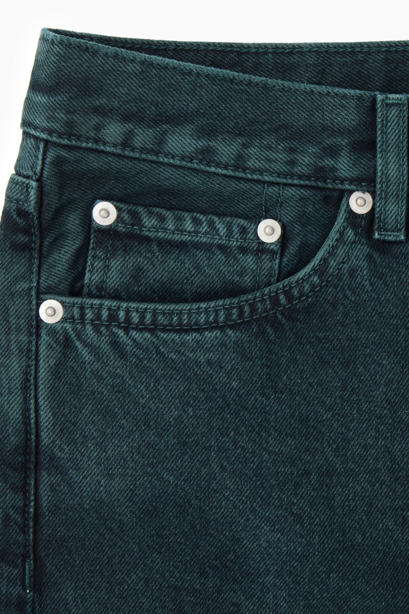 Men's COS Signature Straight Jeans Green NZ-47VXMUENG