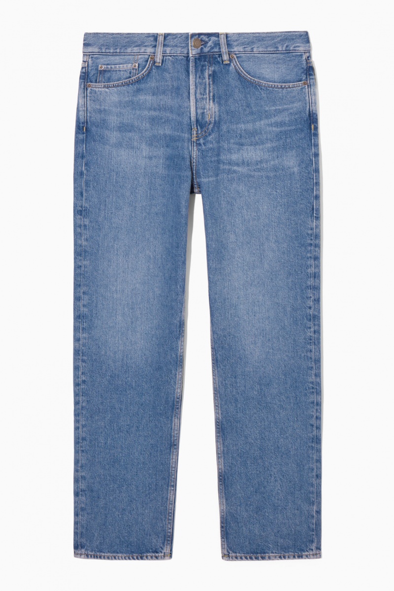 Men's COS Signature Straight Jeans Light Blue NZ-83YPBJESQ