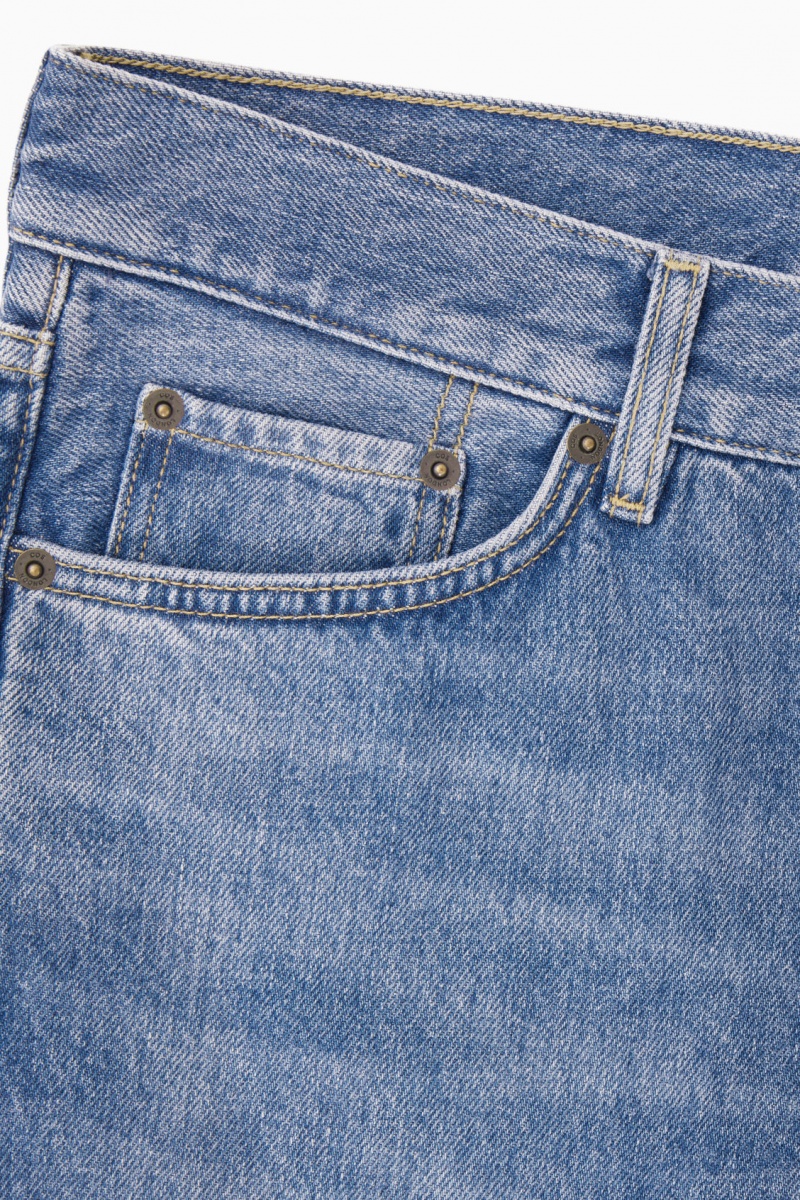 Men's COS Signature Straight Jeans Light Blue NZ-83YPBJESQ