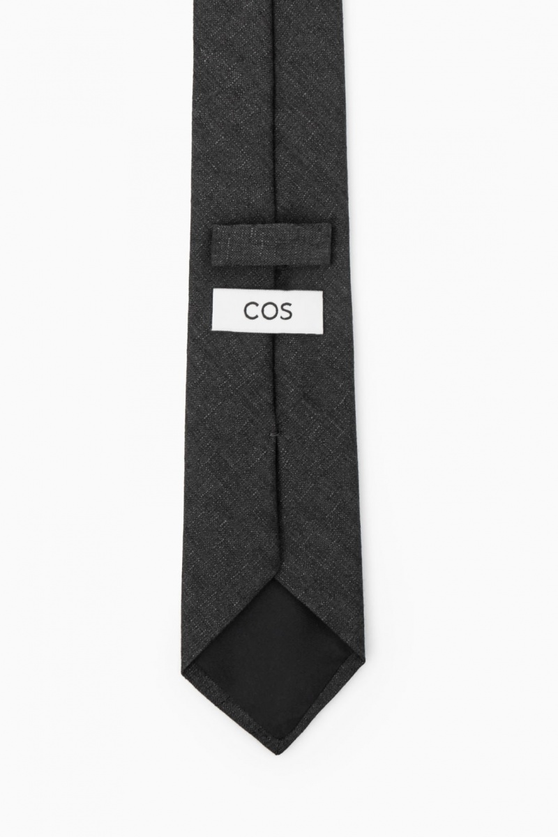Men's COS Silk-Lined Wool Ties Grey NZ-69LBYFIVJ