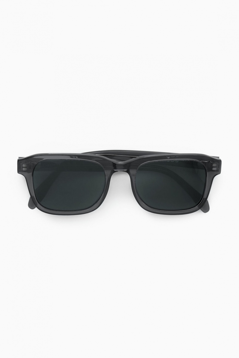 Men's COS Square-Frame Acetate Sunglasses Grey NZ-17RFTISXC