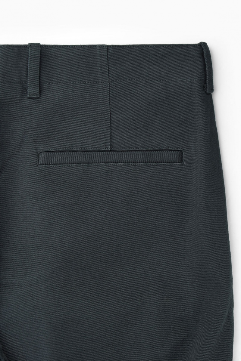Men's COS Straight-Leg Relaxed Utility Trousers Dark Grey NZ-67VHZXIKS