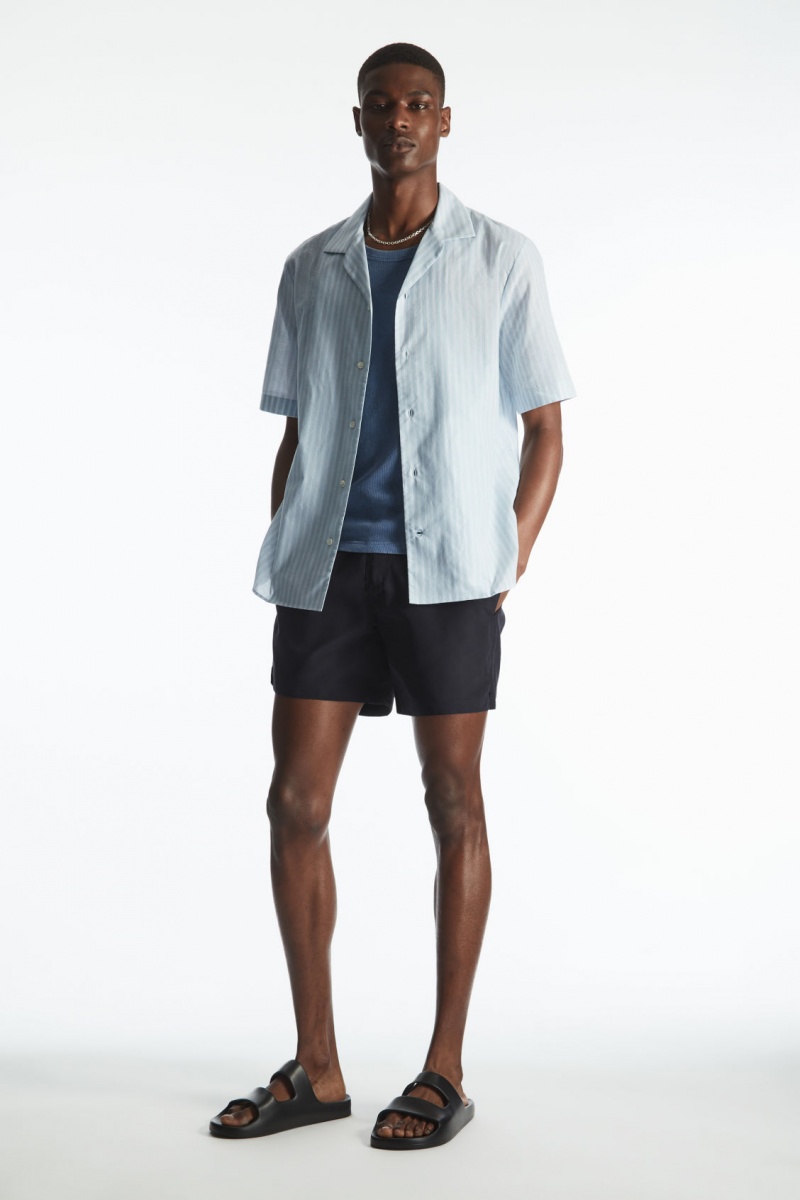 Men's COS Tailored Swim Shorts Navy NZ-26NUJHFLY