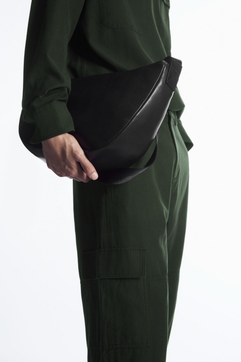 Men's COS Tapered Utility Pants Dark Green NZ-01QIACZXM