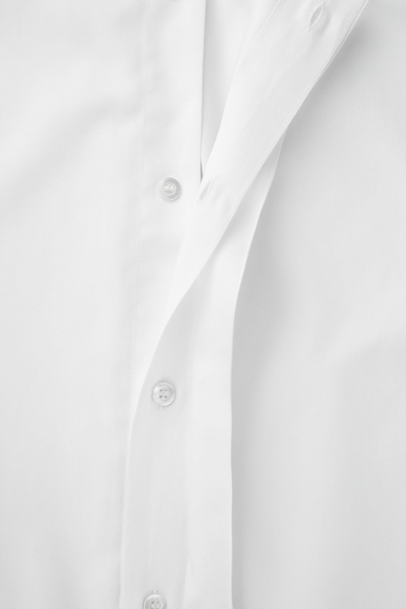 Men's COS The Essential Tailored Shirts White NZ-20EBFWMCR