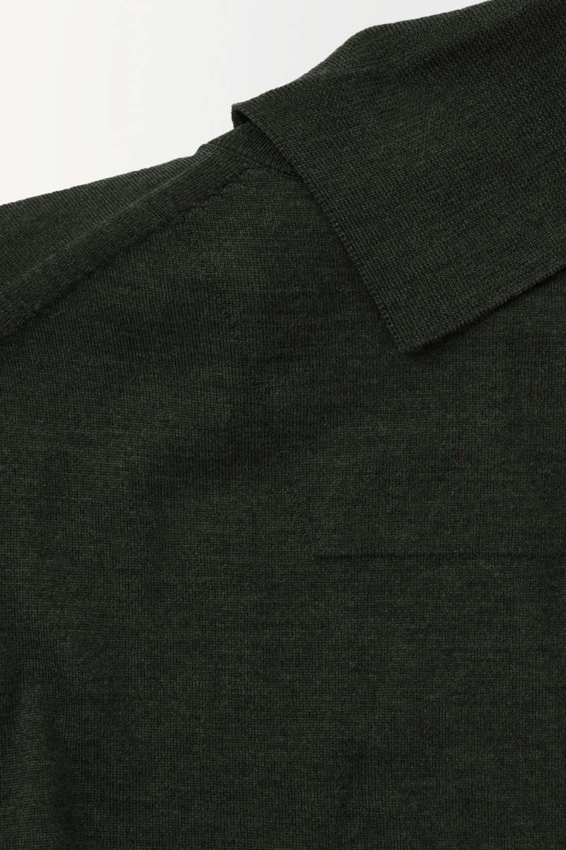 Men's COS The Merino Wool Roll-Neck Sweaters Dark Green NZ-85TAGIHDU