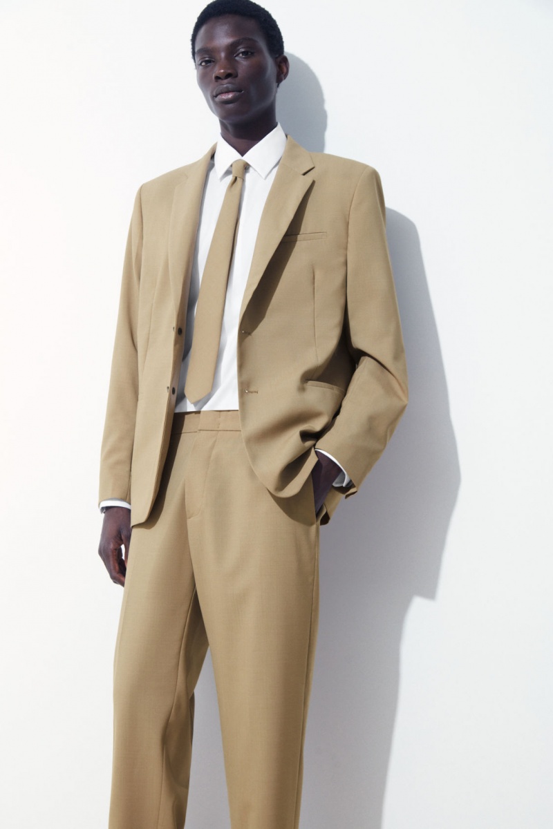 Men's COS The Minimal Tailored Shirts White NZ-37KRZTWOI