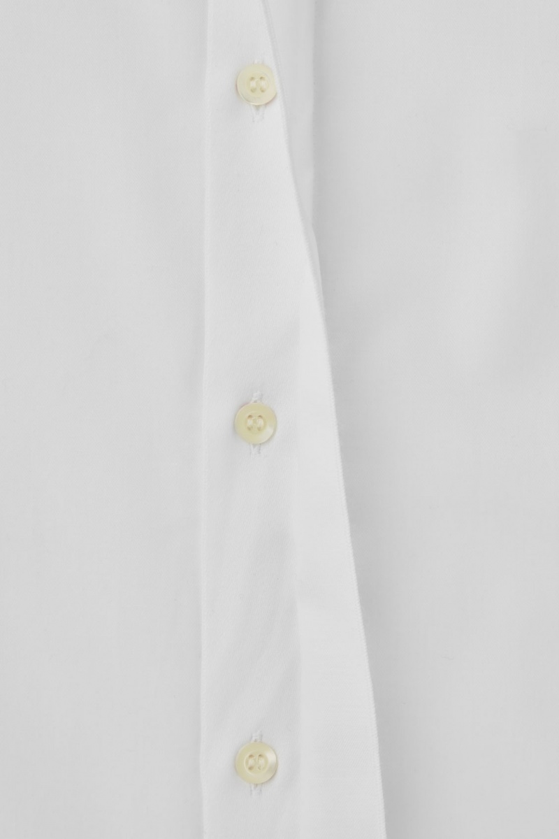 Men's COS The Minimal Tailored Shirts White NZ-37KRZTWOI