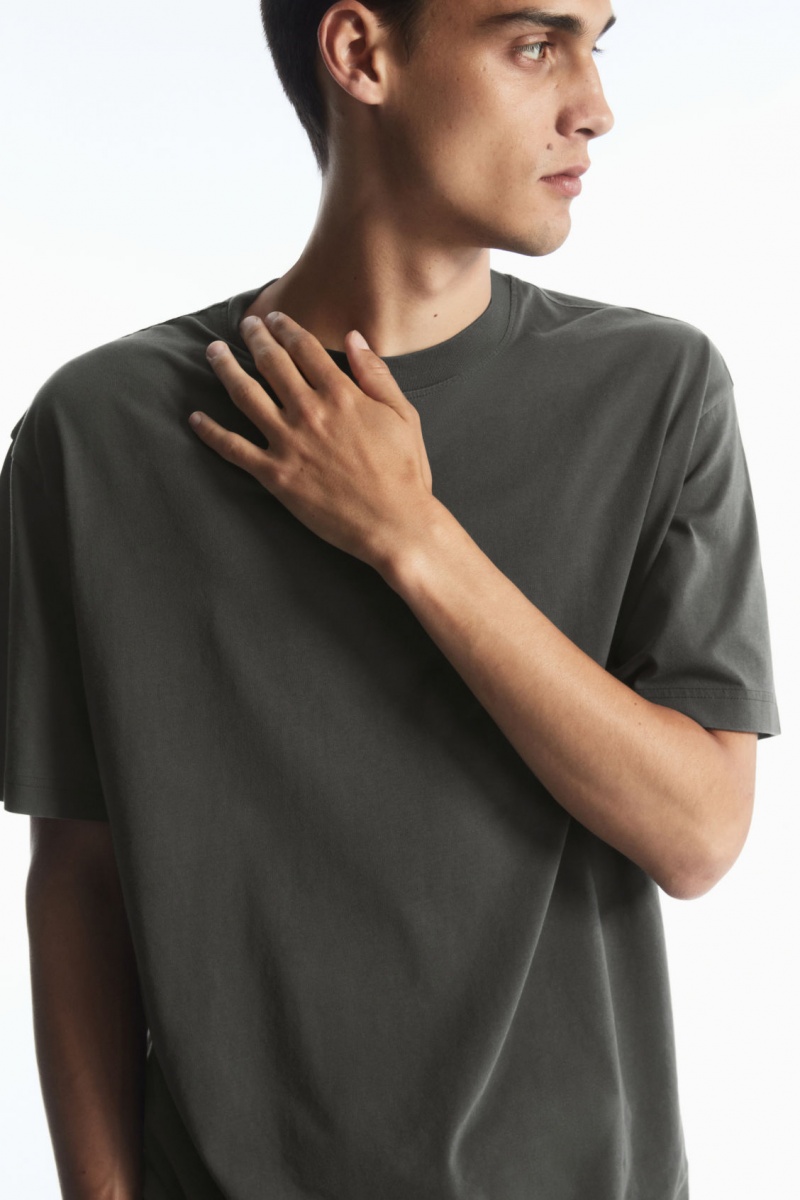 Men's COS The Super Slouch T-Shirt Grey NZ-10SXTNVZH