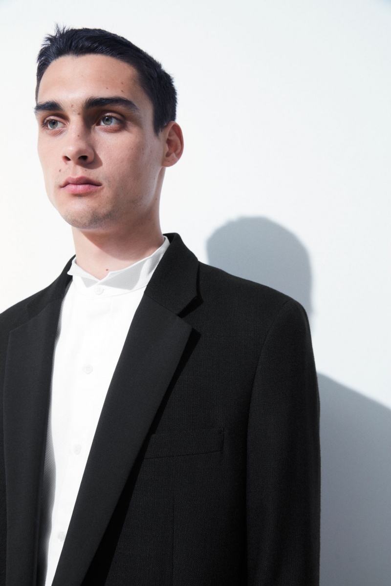 Men's COS The Tuxedo Jackets Black NZ-60ZQOBAYR
