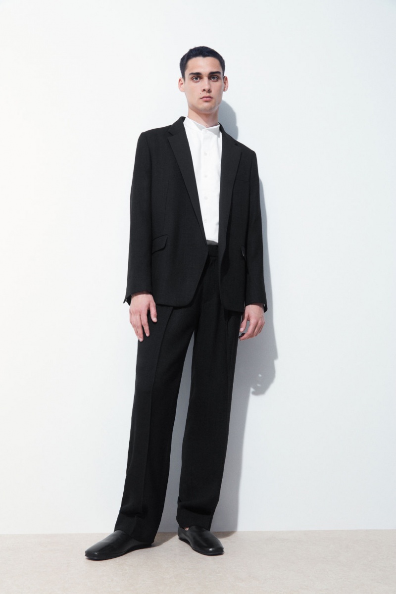 Men's COS The Tuxedo Jackets Black NZ-60ZQOBAYR