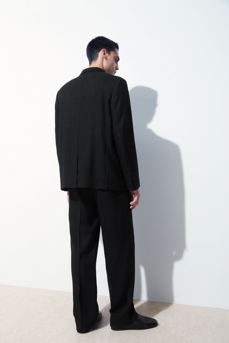 Men's COS The Tuxedo Jackets Black NZ-60ZQOBAYR