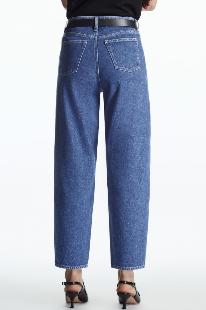 Women's COS Arch Tapered Jeans Blue NZ-23MUSJKGI
