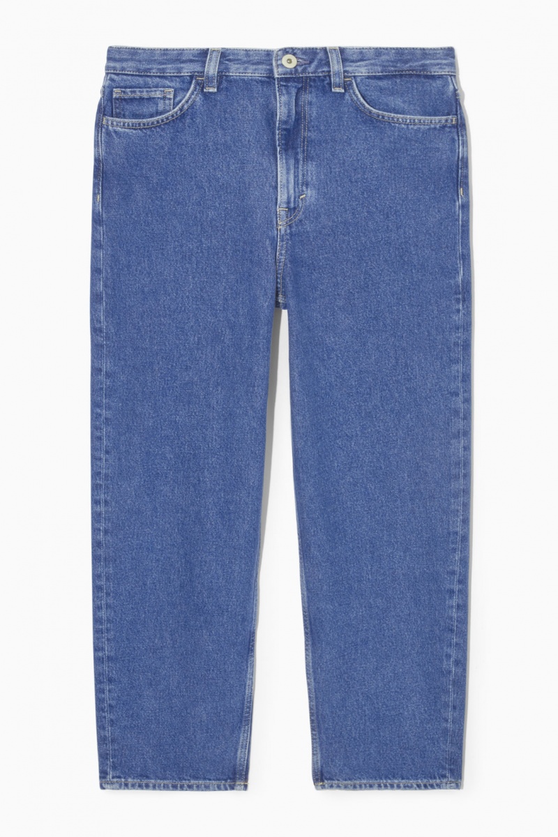 Women's COS Arch Tapered Jeans Blue NZ-23MUSJKGI