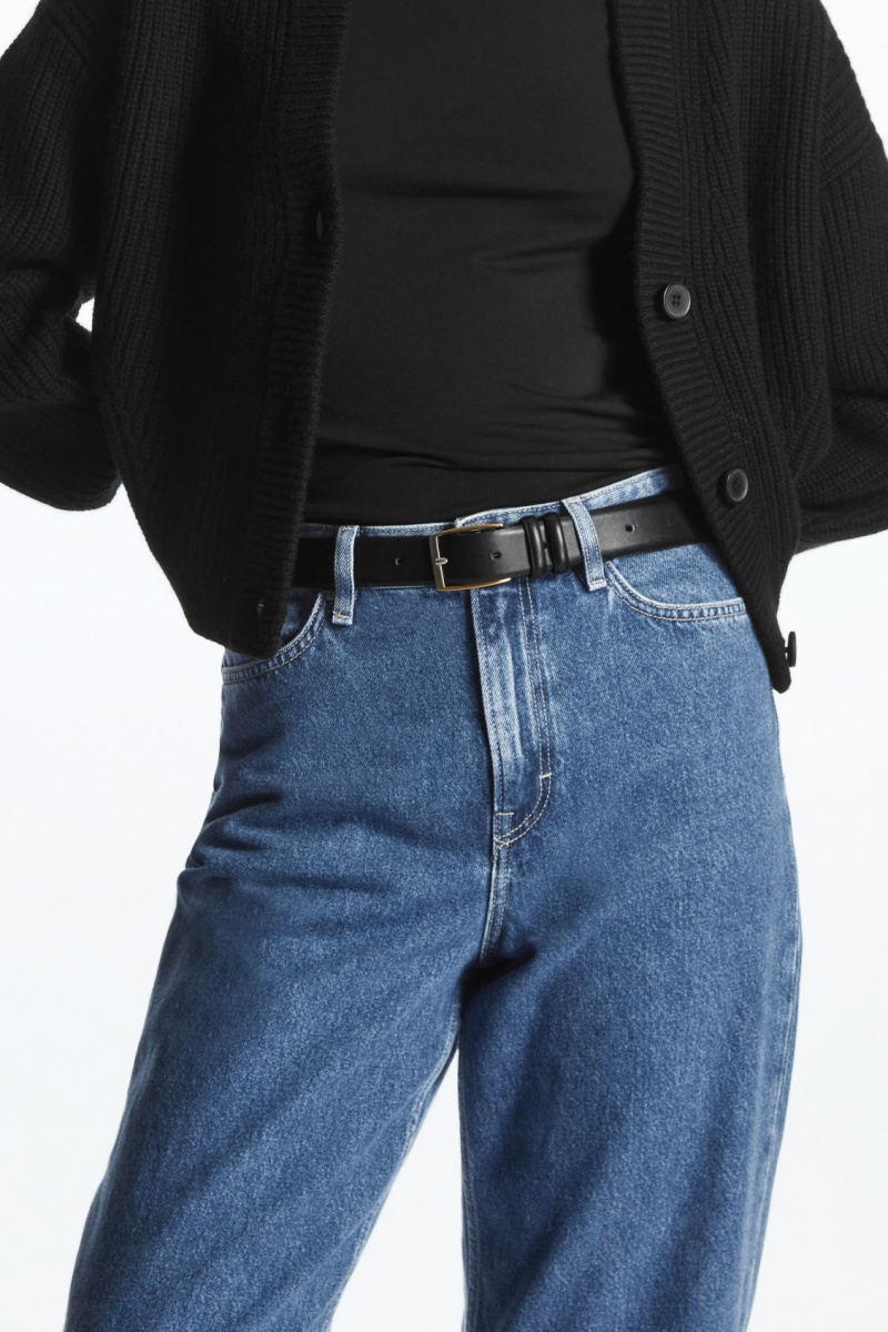 Women's COS Arch Tapered Jeans Blue NZ-79KWERYAU