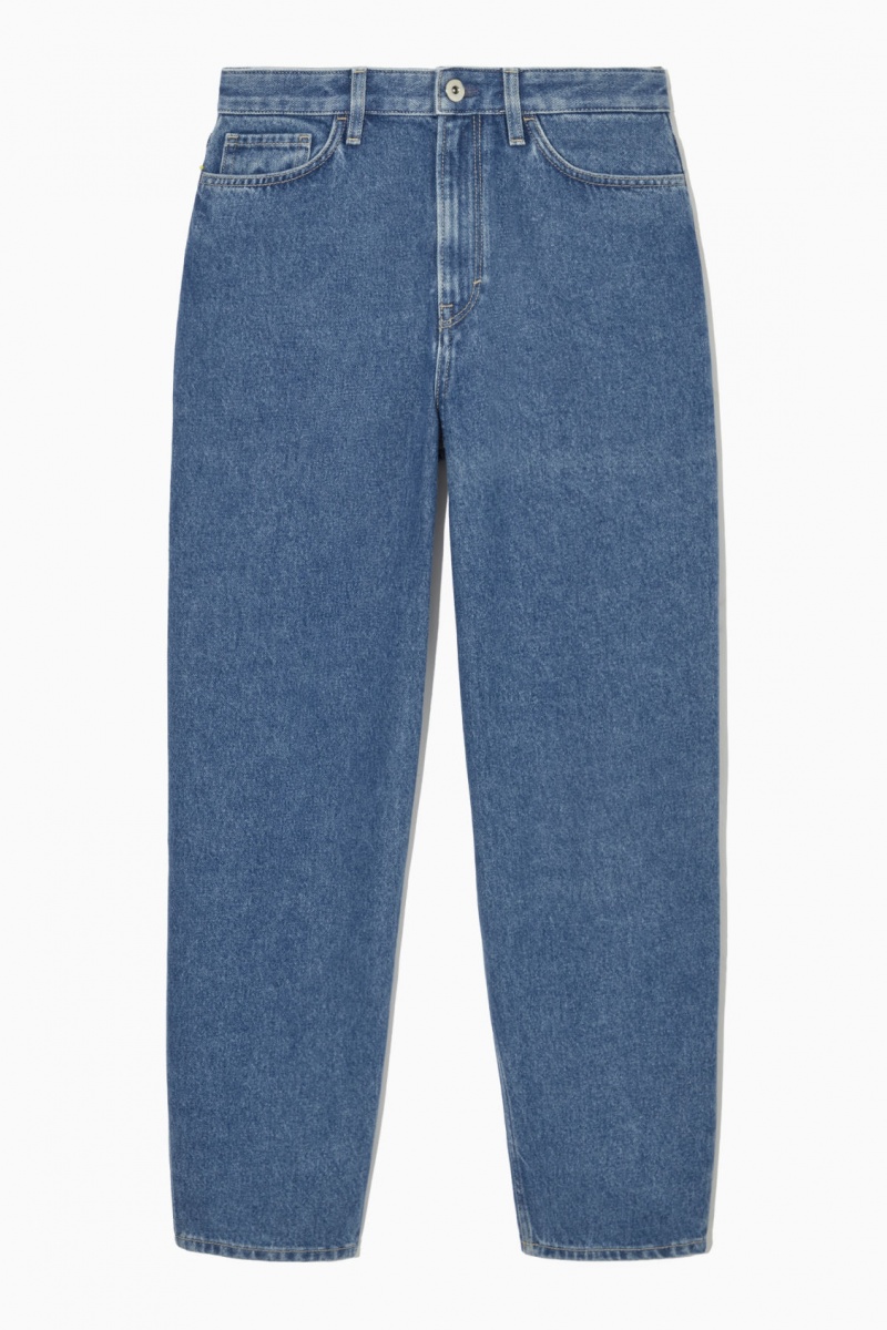 Women's COS Arch Tapered Jeans Blue NZ-79KWERYAU