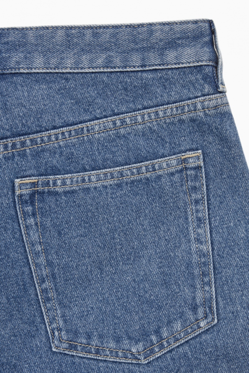 Women's COS Arch Tapered Jeans Blue NZ-79KWERYAU