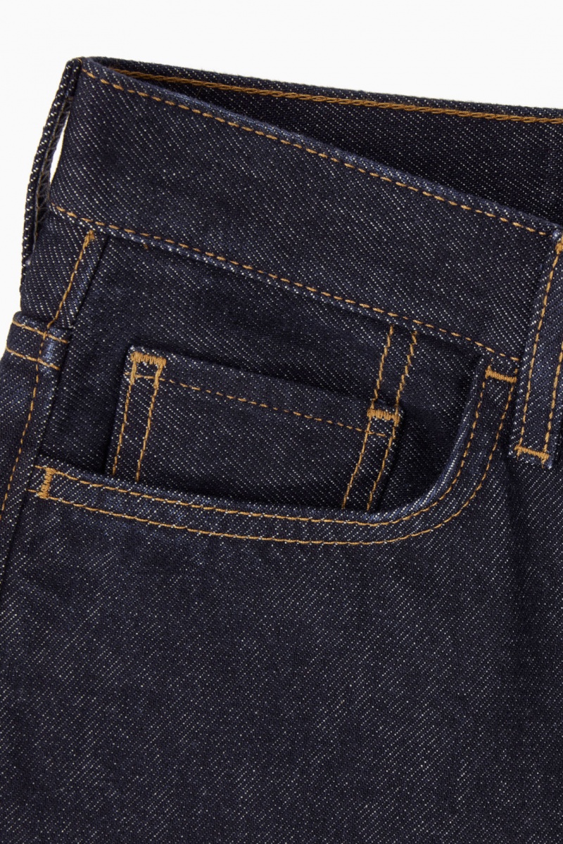 Women's COS Arch Tapered Jeans Dark Blue NZ-41XWLRVMU