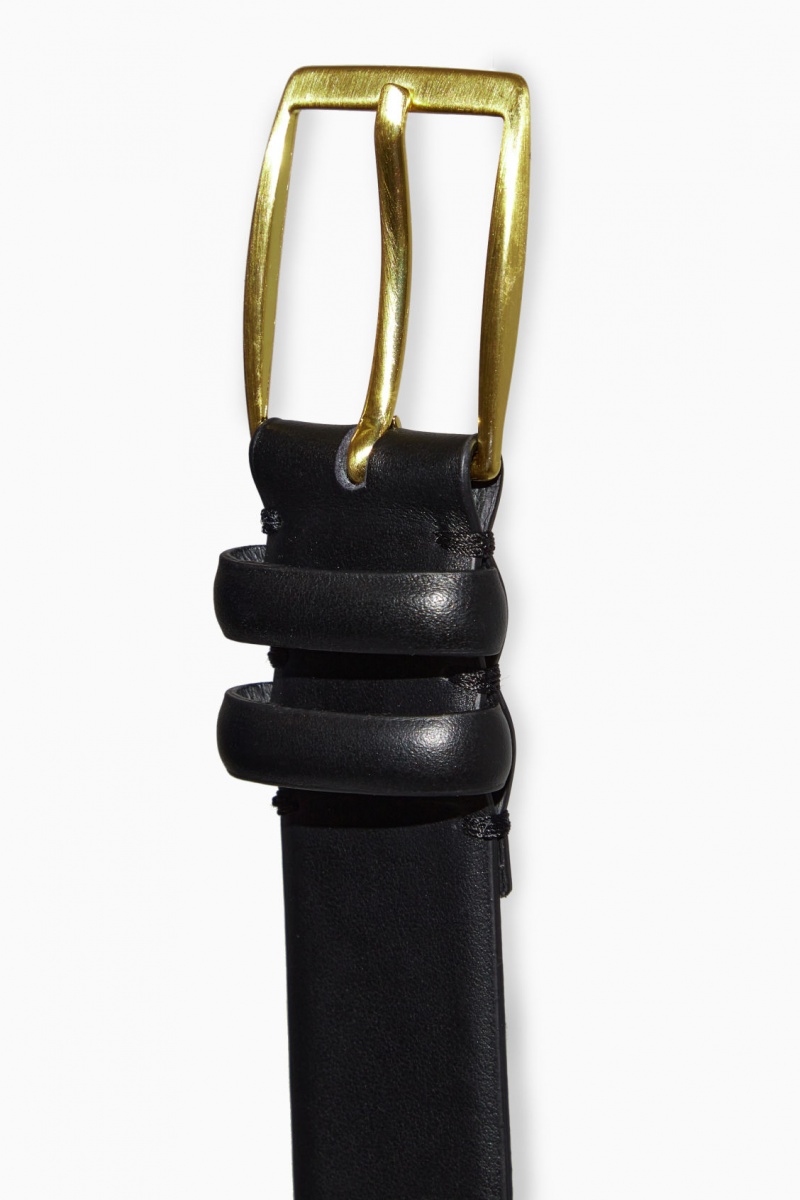 Women's COS Classic Leather Belts Black NZ-36RMYBZOS