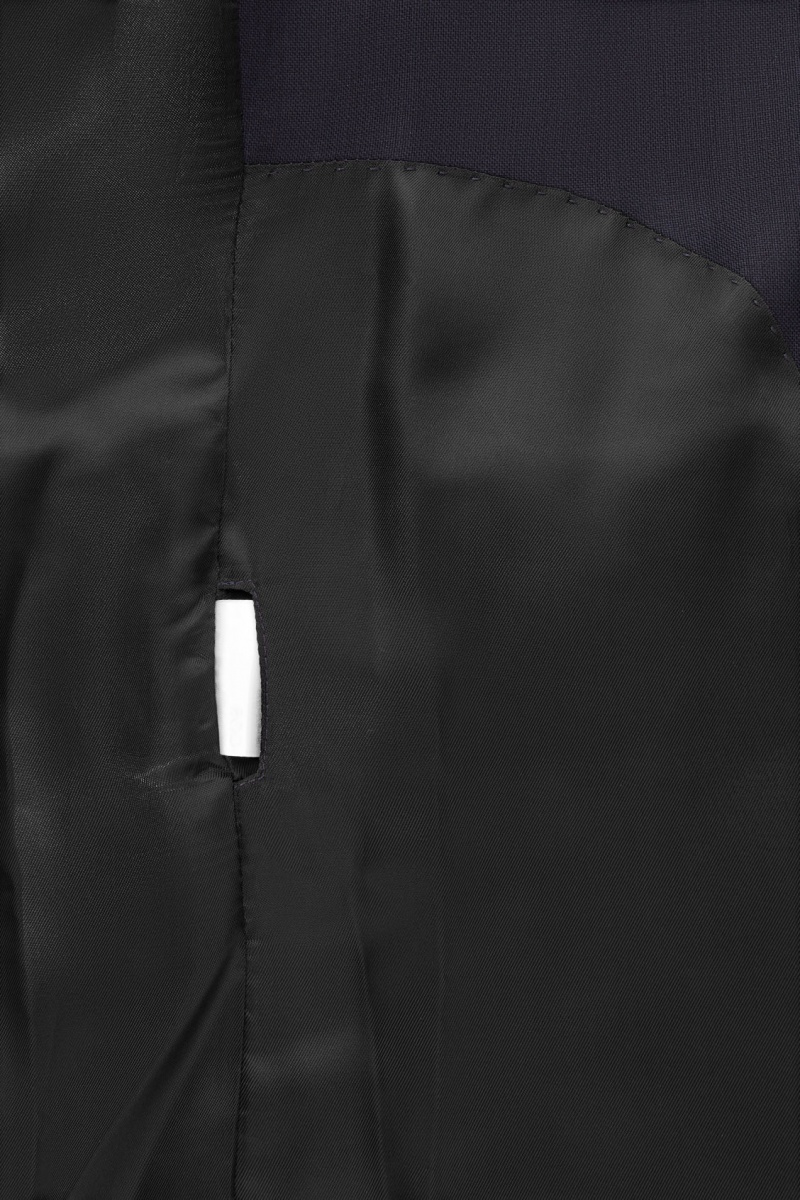 Women's COS Double-Breasted Wool Blazer Navy NZ-21DKNXHBG