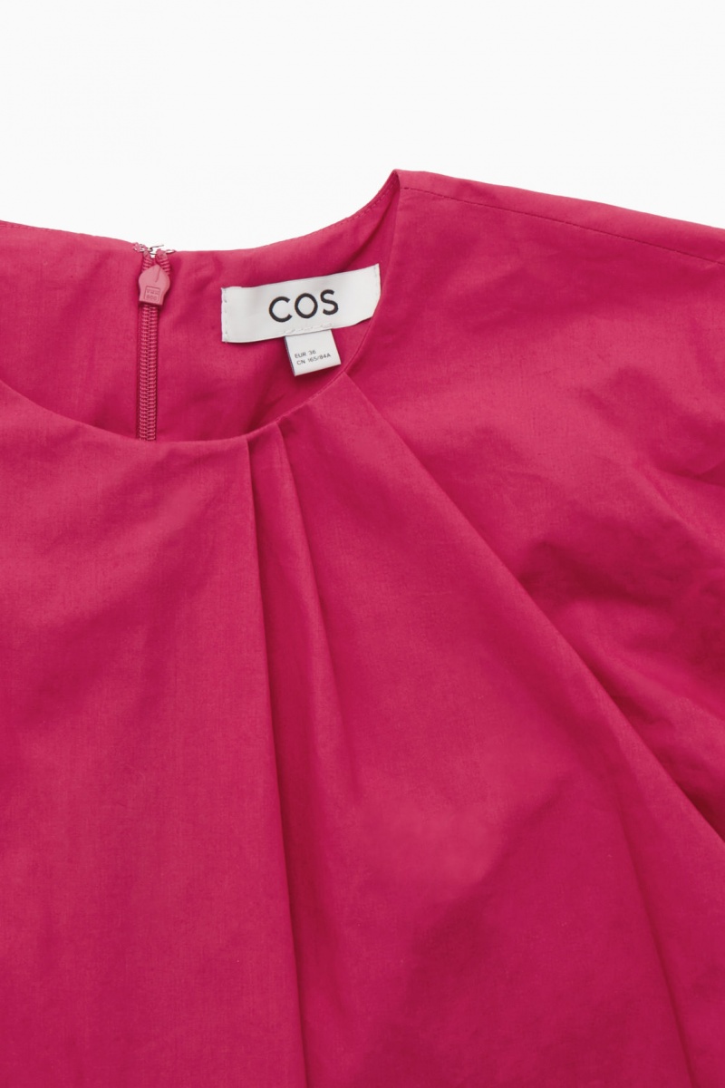 Women's COS Gathered Draped Sleeveless Tops Light Pink NZ-35TIEXJMH
