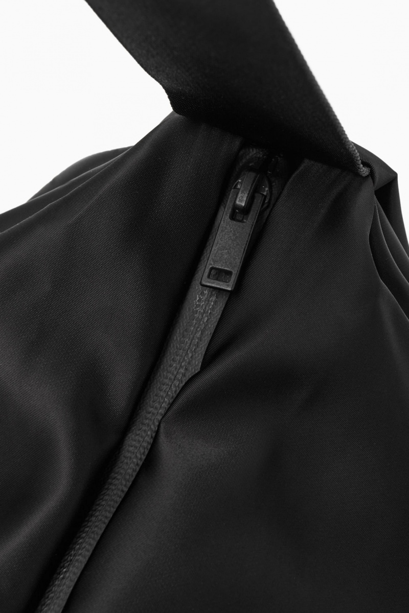 Women's COS Nylon Crossbody Bag Black NZ-32ANXLDWC