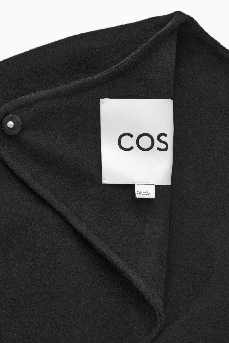 Women's COS Open-Back Wool Bolero Jackets Black NZ-32ZIAOWMX