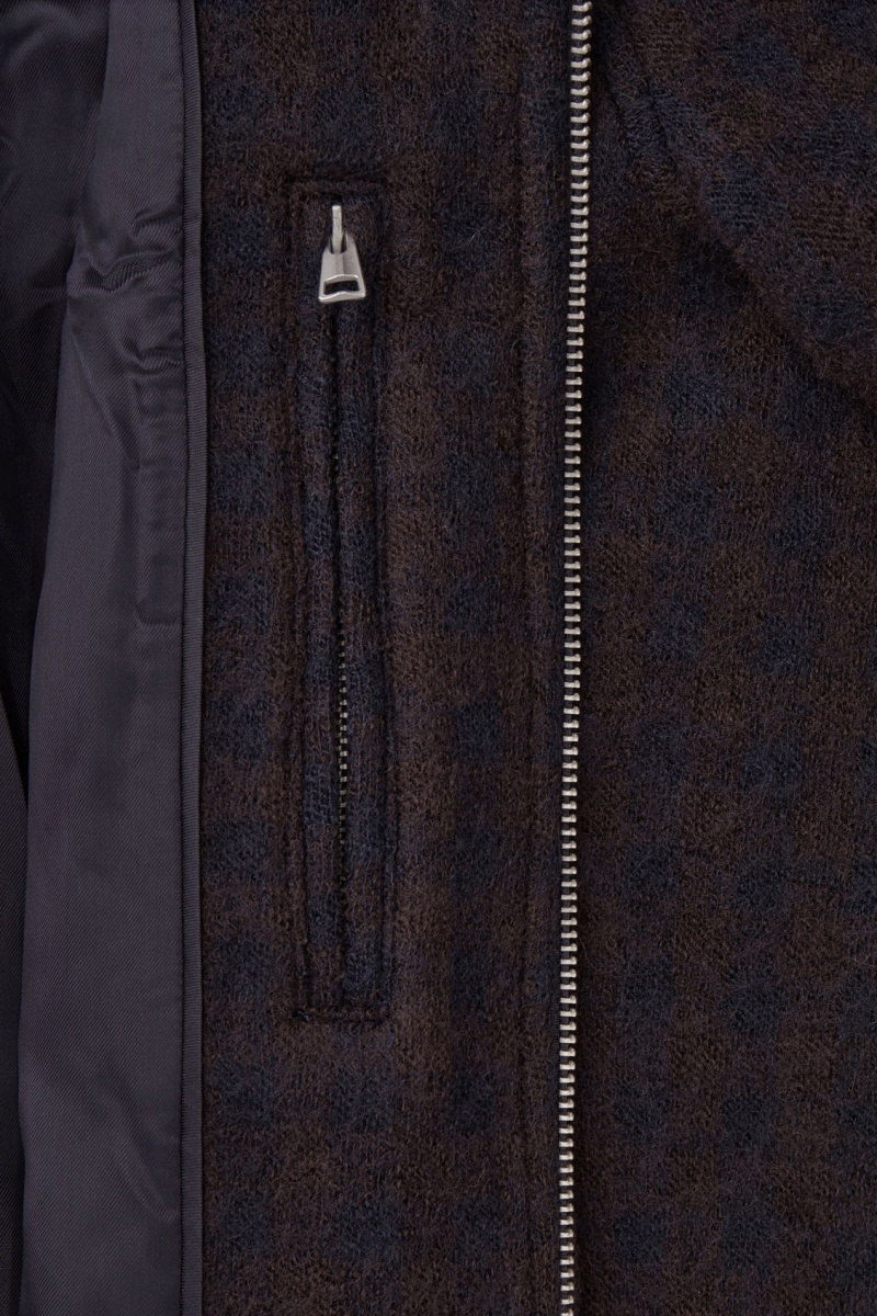 Women's COS Oversized Boiled-Wool Jackets Navy NZ-57XHTSNRB