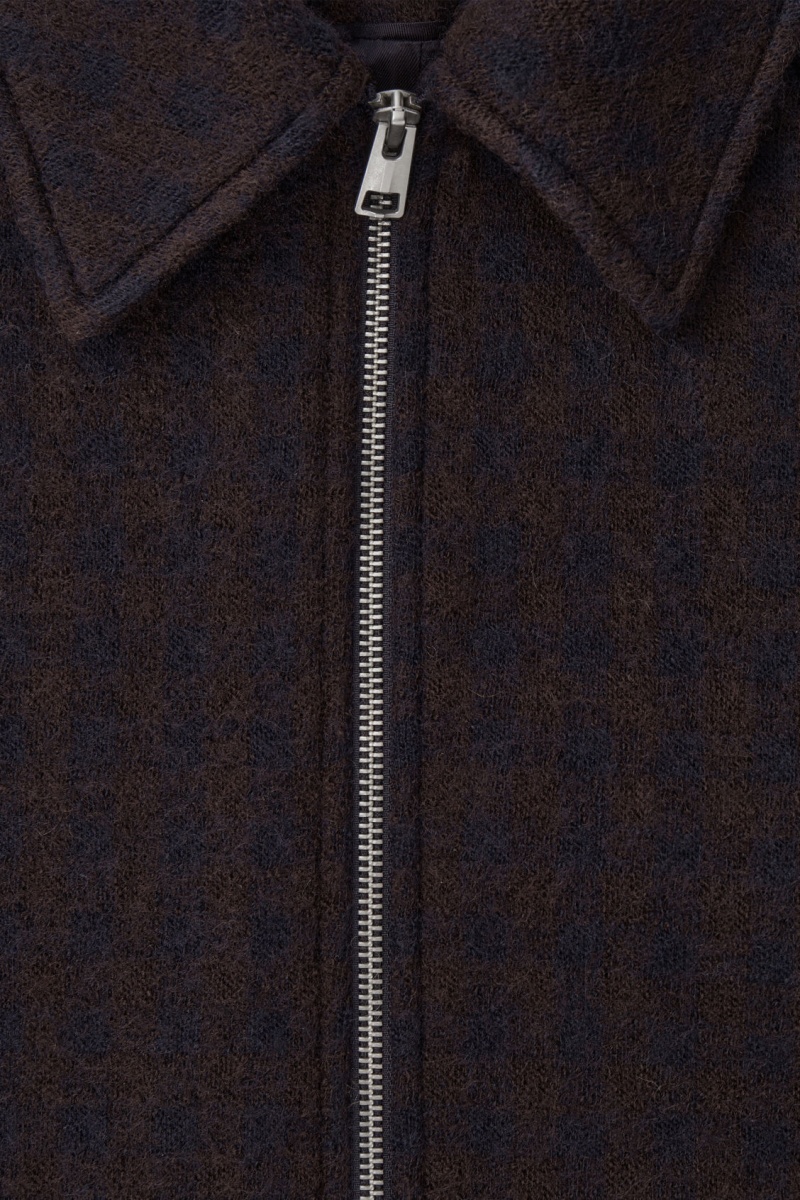 Women's COS Oversized Boiled-Wool Jackets Navy NZ-57XHTSNRB