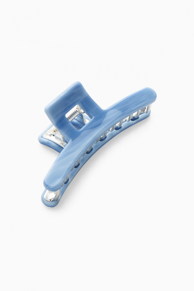 Women's COS Pearl-Effect Mini Hair Clip Hair Accessories Light Blue NZ-63DKSOLBZ
