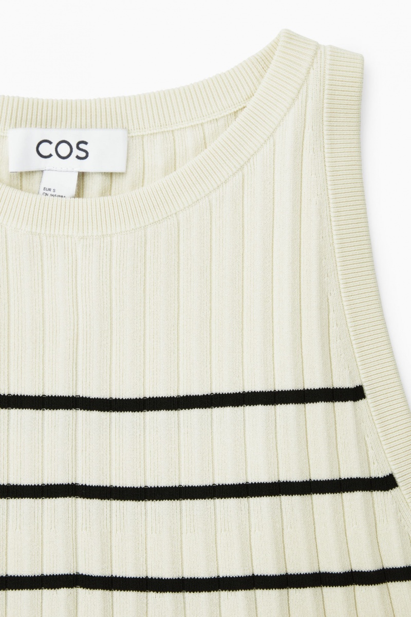 Women's COS Pleated A-Line Mini Dress White NZ-61UNYGTAX