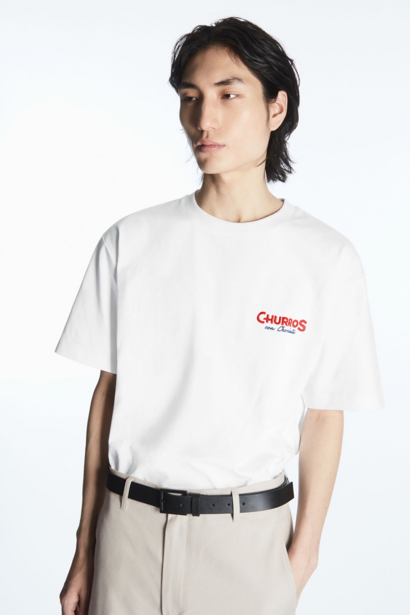 Women's COS Pride 2023 T-Shirt Chocolate NZ-25SPJIVGN