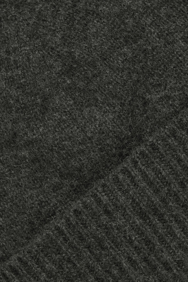 Women's COS Pure Cashmere Beanie Dark Grey NZ-52IAGKJOZ