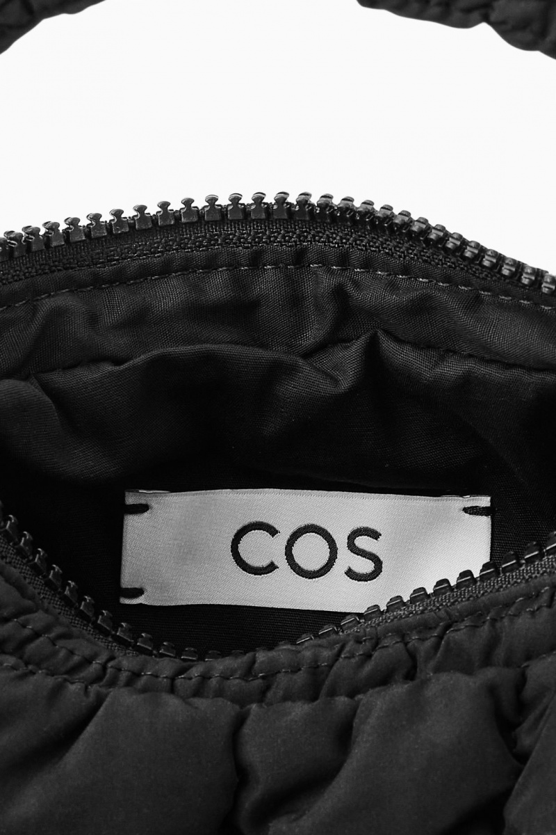 Women's COS Quilted Micro Mini Bag Black NZ-52WRQVCNO