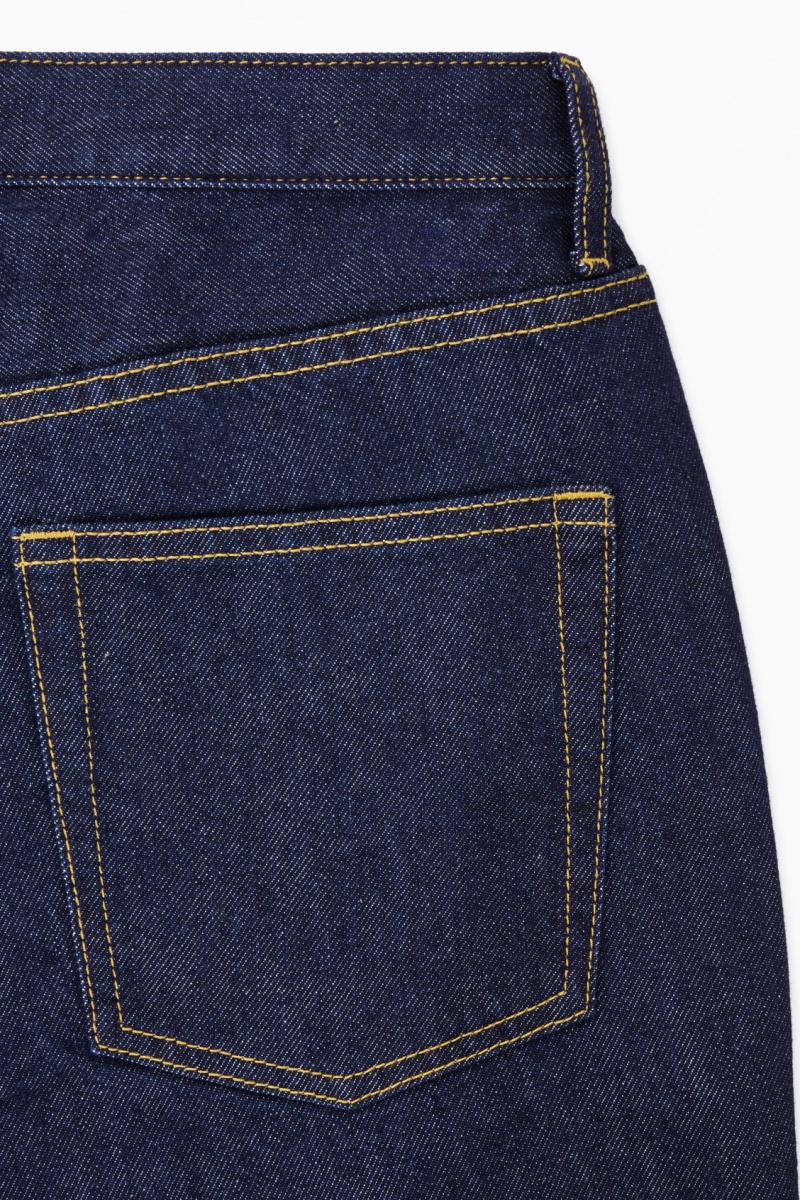 Women's COS Spire Bootcut Jeans Dark Blue NZ-96JBZHUKI